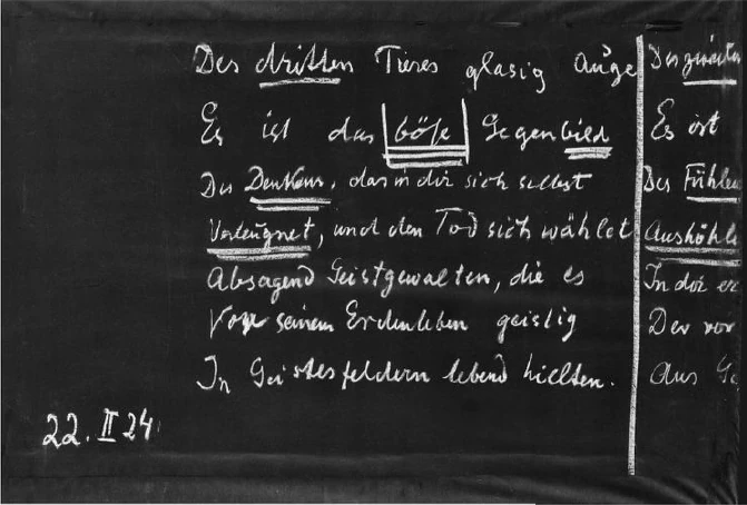 Blackboard (left side)