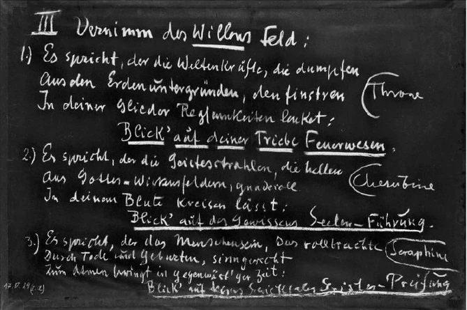 Blackboard (right side)